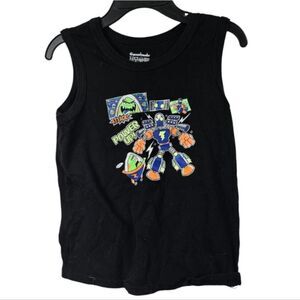 Toddler Boy 4T Robot Tank Top Sleeveless T-Shirt Casual Kids Graphic Print Tee